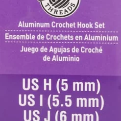 Budget 💯 Aluminum Crochet Hook Set by Loops & Threads®, H-J 👍