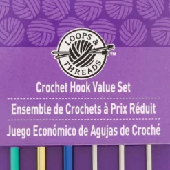 Budget 🔥 Steel & Aluminum Crochet Hook Value Set by Loops & Threads® 🧨