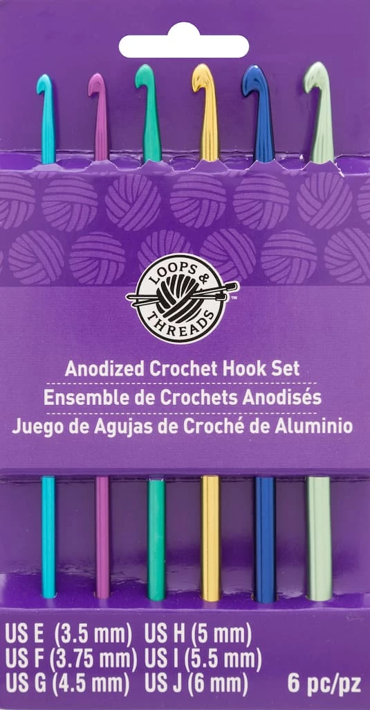 Best Pirce π Anodized Crochet Hook Set by Loops & Threads®, E-J π₯° 6 Best Pirce π Anodized Crochet Hook Set by Loops & Threads®, E-J π₯° - Image 4