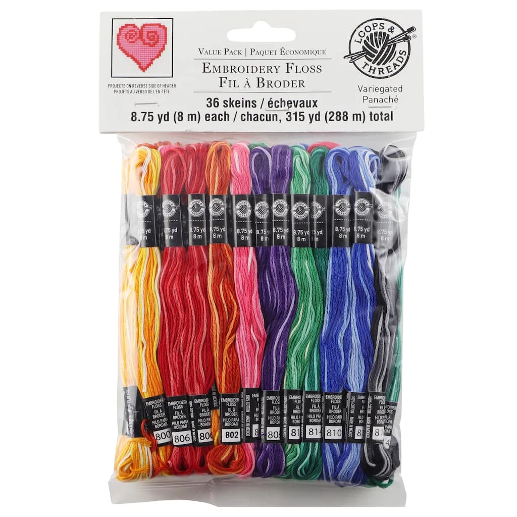 Budget β Variegated Embroidery Floss Loops & Threads™, 36ct. π 4 Budget β Variegated Embroidery Floss Loops & Threads™, 36ct. π - Image 2