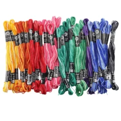 New π 12 Packs: 36 ct. (432 total) Variegated Embroidery Floss by Loops & Threads™ β