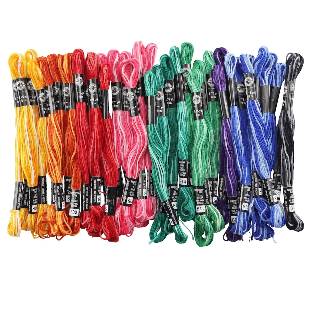 Budget β Variegated Embroidery Floss Loops & Threads™, 36ct. π 3 Budget β Variegated Embroidery Floss Loops & Threads™, 36ct. π