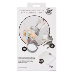 Top 10 👏 3-in-1 Hobby Magnifier with LED by Loops & Threads® 🎉 -Loops and Threads Sales Shop 10230824 30