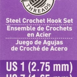 Promo 👍 Steel Crochet Hook Set by Loops & Threads®, 1/7/10 🌟