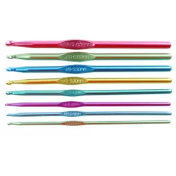 Top 10 🔔 Anodized Aluminum Crochet Hook Set by Loops & Threads®, D-K 🎁