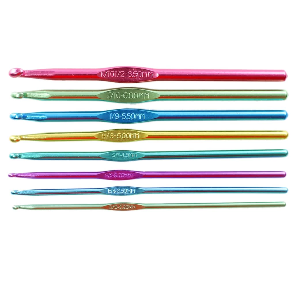 Top 10 π Anodized Aluminum Crochet Hook Set by Loops & Threads®, D-K π 3 Top 10 π Anodized Aluminum Crochet Hook Set by Loops & Threads®, D-K π