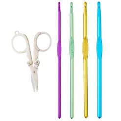 Budget 😍 Aluminum Crochet Hook Set with Scissors by Loops & Threads® 🎁 -Loops and Threads Sales Shop 10317990 31