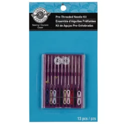 Promo ❤️ Loops & Threads™ Pre-Threaded Needle Kit ⌛ -Loops and Threads Sales Shop 10340482