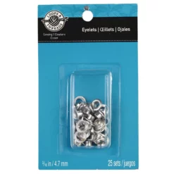 Promo 😀 12 Packs: 25 ct. (300 total) 3/16" Silver Eyelets by Loops & Threads™ 🌟
