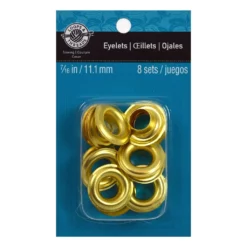 Hot Sale π 7/16" Gold Eyelets by Loops & Threads™ π