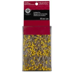 Best deal 🔔 12 Packs: 500 ct. (6,000 total) 1.75" Yellow Ball Quilting Pins by Loops & Threads™ 🌟 -Loops and Threads Sales Shop 10354316