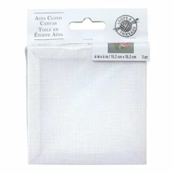 Brand new 🎁 12 Packs: 3 ct. (36 total) Aida Cloth Canvas by Loops & Threads® 💯 -Loops and Threads Sales Shop 10417847 30 1