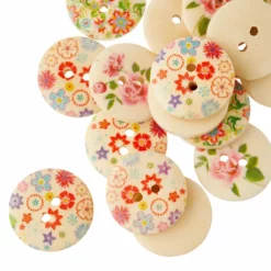 New π Favorite Findings Flower Print Buttons By Loops & Threads® π₯°