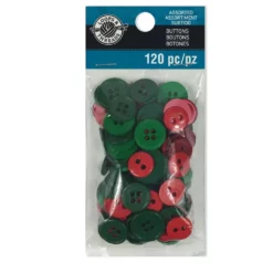 Best deal ✔️ 12 Packs: 120 ct. (1,440 total) Colors We Love 🔔 Christmas Buttons by Loops & Threads® 😀 -Loops and Threads Sales Shop 10509313