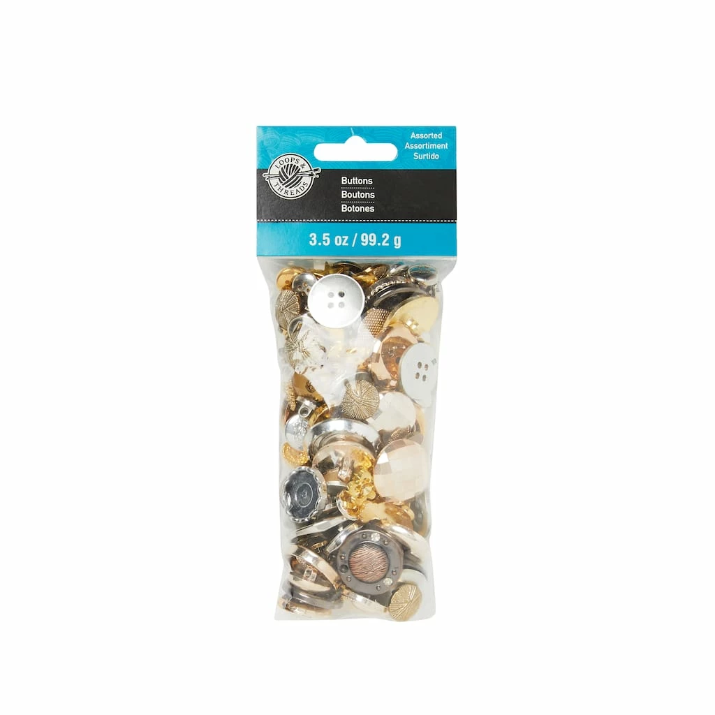 Best reviews of β Gold & Silver Buttons By Loops & Threads® 𧨠3 Best reviews of β Gold & Silver Buttons By Loops & Threads® π§¨