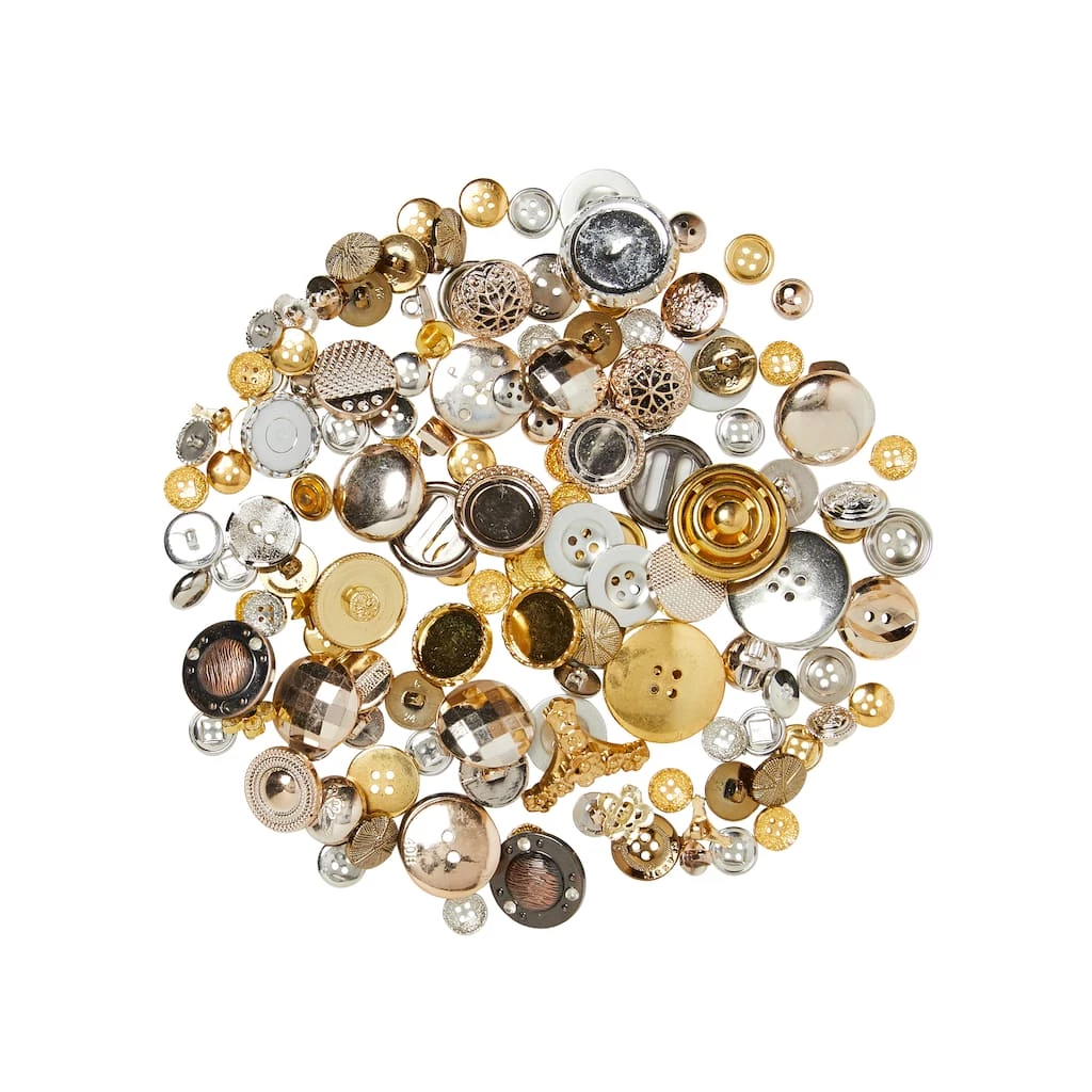 Best reviews of β Gold & Silver Buttons By Loops & Threads® 𧨠4 Best reviews of β Gold & Silver Buttons By Loops & Threads® 𧨠- Image 2