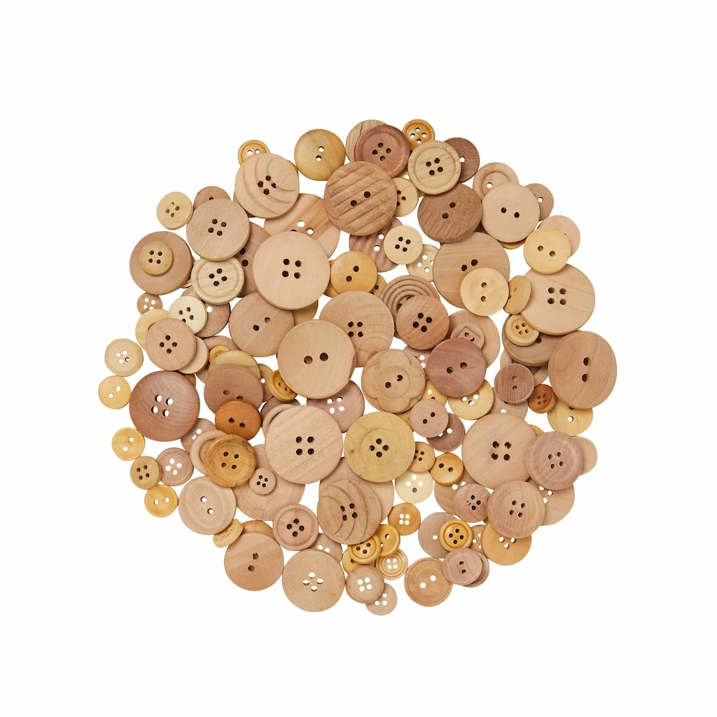 Cheapest π₯ Light Brown Wooden Buttons By Loops By Loops & Threads® β€οΈ 5 Cheapest π₯ Light Brown Wooden Buttons By Loops By Loops & Threads® β€οΈ - Image 3