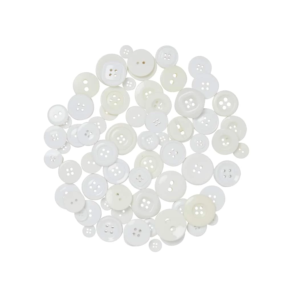 Top 10 π― White Buttons Value Pack By Loops & Threads® π 5 Top 10 π― White Buttons Value Pack By Loops & Threads® π - Image 3