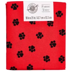 New π Paw Print Fabric By Loops & Threads® β