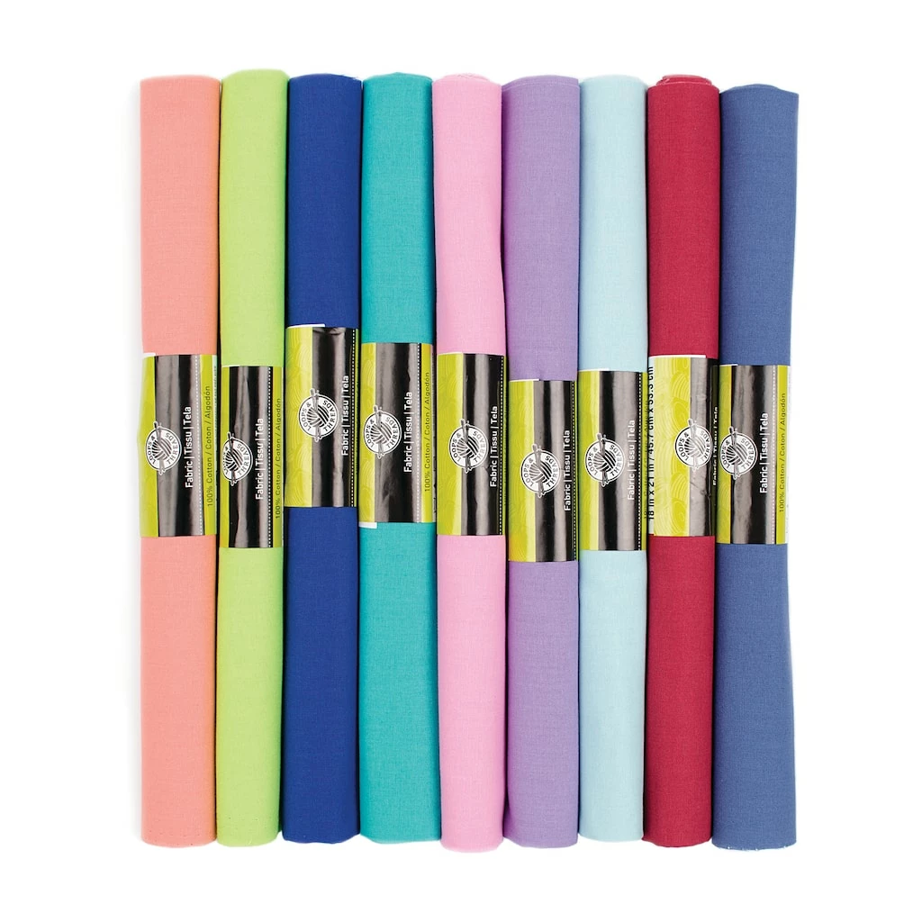 New 𧨠Assorted Solid Fabric By Loops & Threads™ π 3 New 𧨠Assorted Solid Fabric By Loops & Threads™ π
