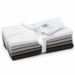 Buy π€© Black, Gray & White Solid Fabric Bundle by Loops & Threads® β¨