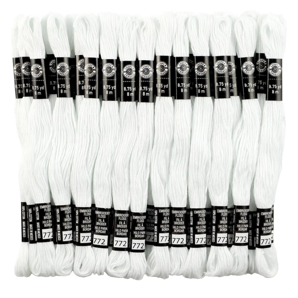 Best Pirce π 12 Packs: 36 ct. (432 total) White Embroidery Floss Pack by Loops & Threads® π₯ 4 Best Pirce π 12 Packs: 36 ct. (432 total) White Embroidery Floss Pack by Loops & Threads® π₯ - Image 2