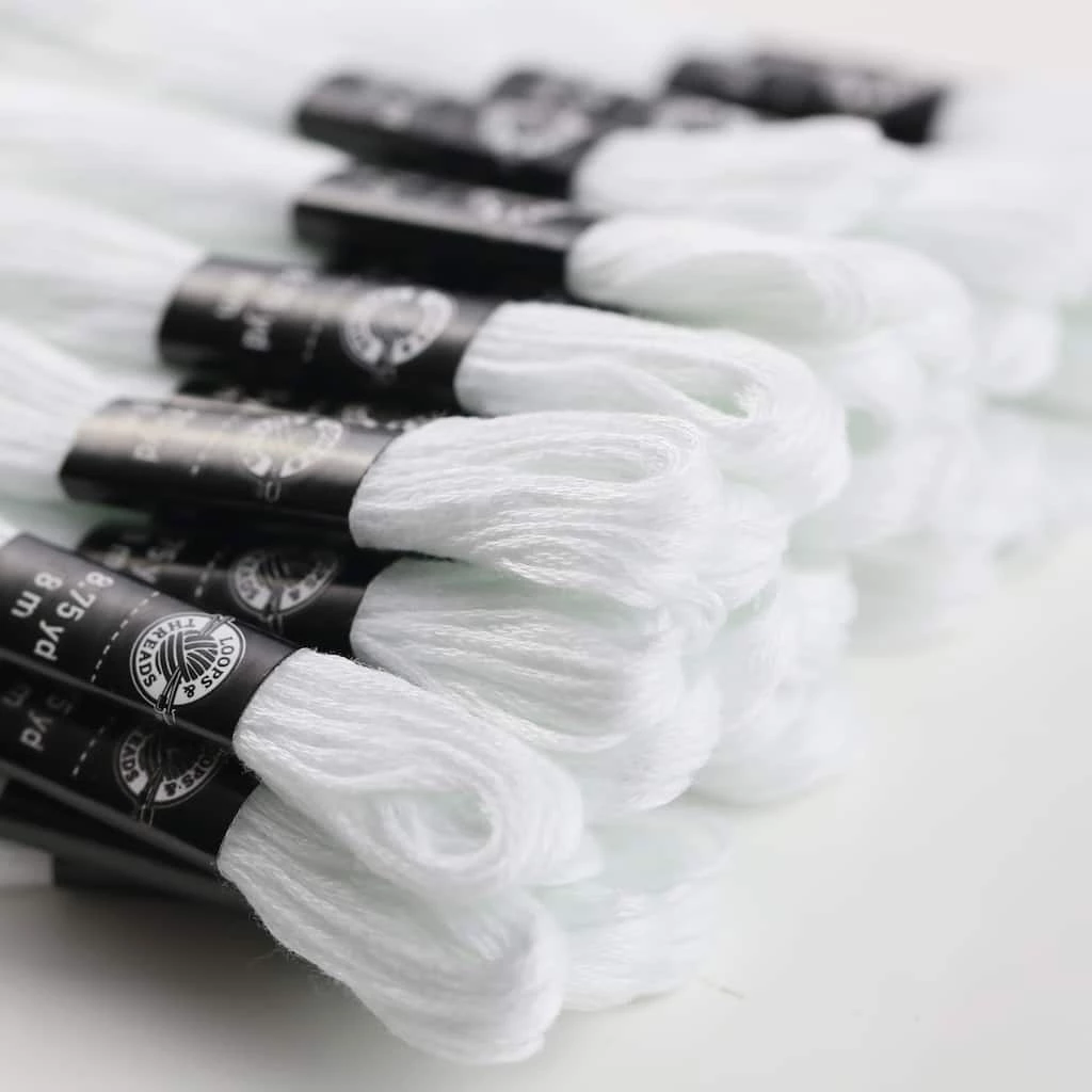 Best Pirce π 12 Packs: 36 ct. (432 total) White Embroidery Floss Pack by Loops & Threads® π₯ 6 Best Pirce π 12 Packs: 36 ct. (432 total) White Embroidery Floss Pack by Loops & Threads® π₯ - Image 4