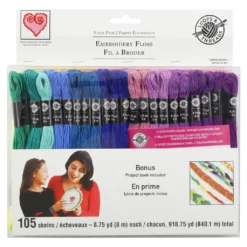 Best Sale 🥰 12 Pack: Embroidery Floss Value Pack by Loops & Threads® 🎉
