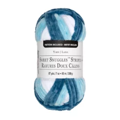 Brand new 🛒 Sweet Snuggles™ Stripes Yarn by Loops & Threads® 🎁