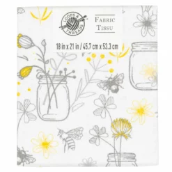 Wholesale 🧨 Gray & Yellow Mason Cotton Fabric by Loops & Threads™ 🛒