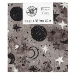 Cheapest 𧨠Gray Night Sky Cotton Fabric by Loops & Threads™ π