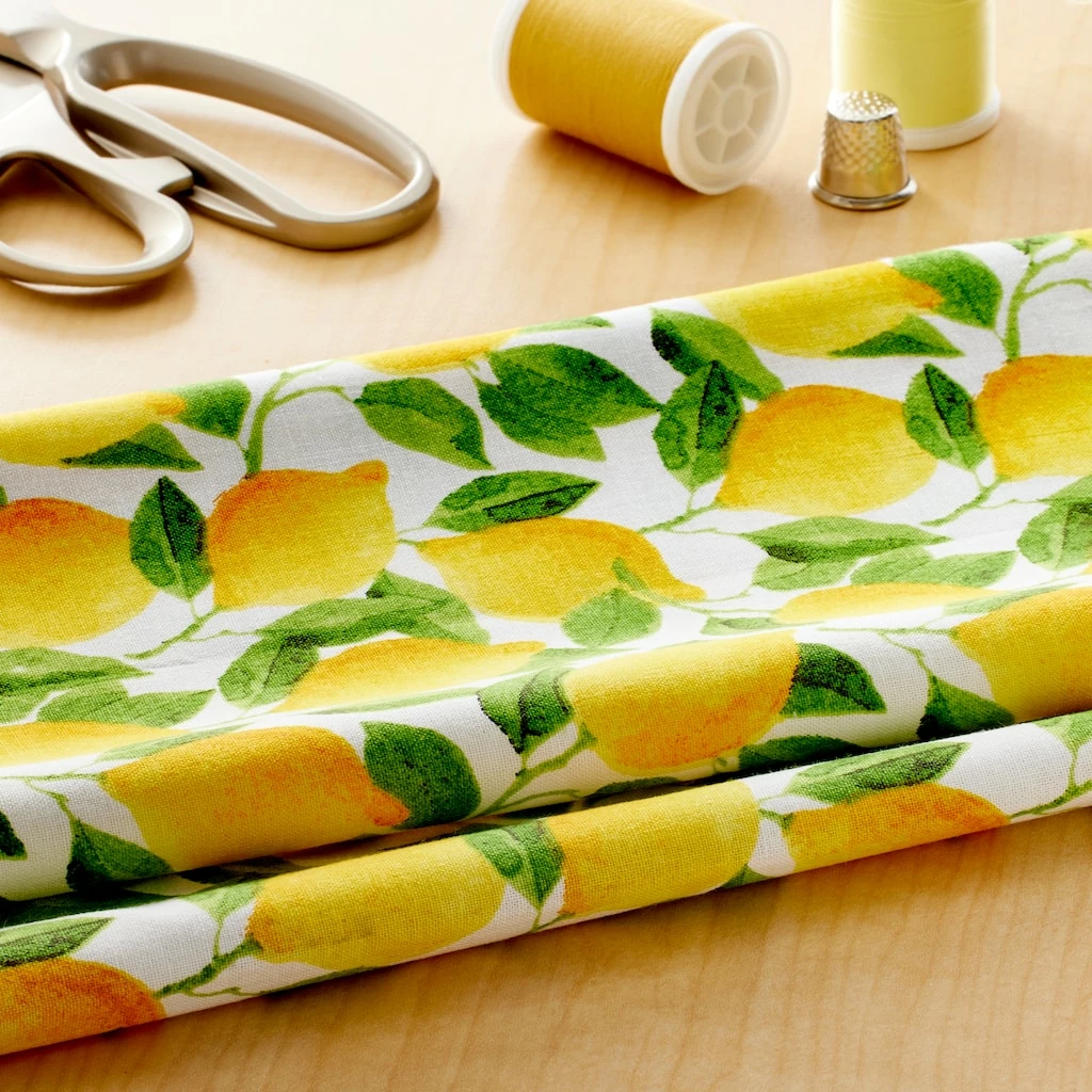 Best deal π Lemon Cotton Fabric by Loops & Threads™ π― 4 Best deal π Lemon Cotton Fabric by Loops & Threads™ π― - Image 2