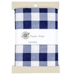 Best Sale ✨ Navy & White Buffalo Check Cotton Fabric Bundle by Loops & Threads™ 😉