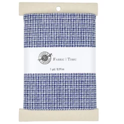 Wholesale 🎁 Navy & White Plaid Cotton Fabric Bundle by Loops & Threads™ 🤩
