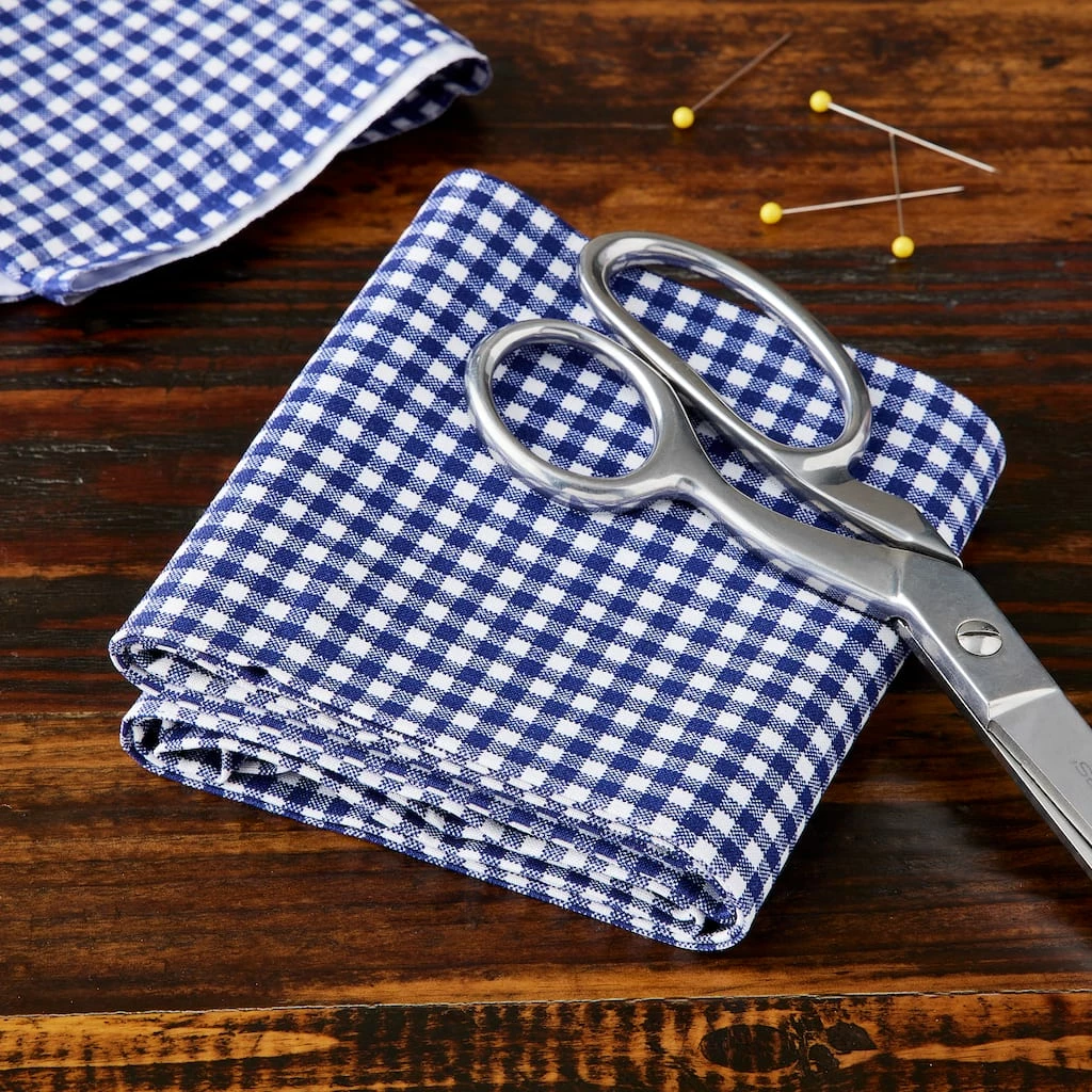 Coupon π Navy & White Checkered Cotton Fabric Bundle by Loops & Threads™ β 4 Coupon π Navy & White Checkered Cotton Fabric Bundle by Loops & Threads™ β - Image 2