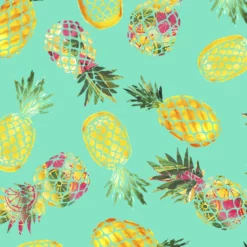 Promo 🤩 Turquoise Pineapple Cotton Fabric Bundle by Loops & Threads™ 🤩 -Loops and Threads Sales Shop 10631329 3