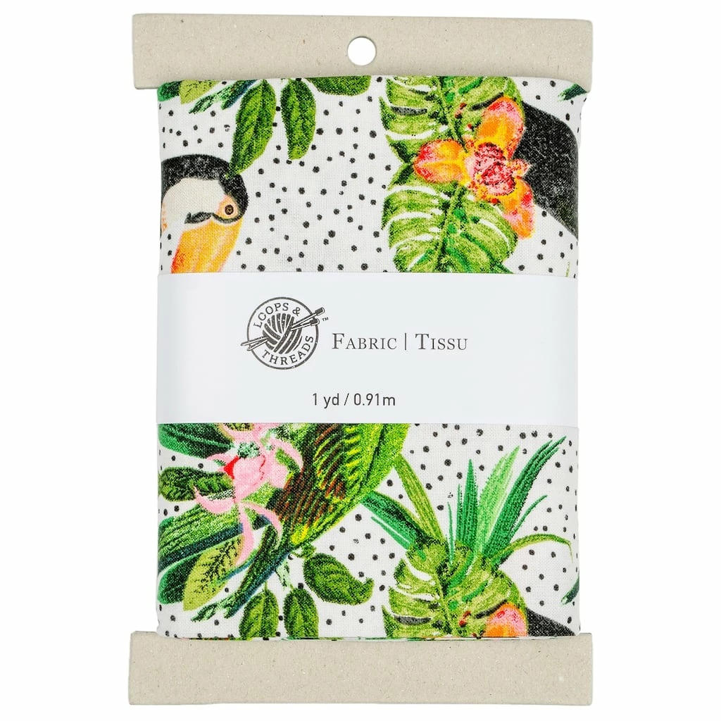 Deals π Tropical Cotton Fabric Bundle by Loops & Threads™ π 3 Deals π Tropical Cotton Fabric Bundle by Loops & Threads™ π