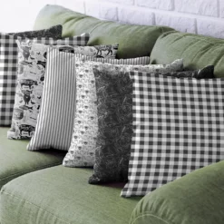 Hot Sale 🎁 Black & White Farmhouse Cotton Fabric Bundle by Loops & Threads™ ⌛ -Loops and Threads Sales Shop 10631339 2