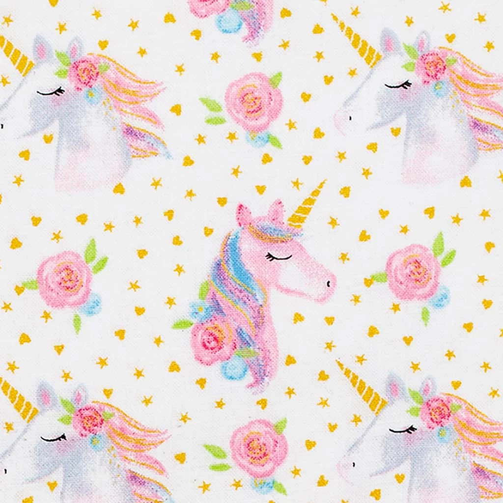 New π Unicorn Cotton Fabric Squares by Loops & Threads™ 𧨠6 New π Unicorn Cotton Fabric Squares by Loops & Threads™ 𧨠- Image 4