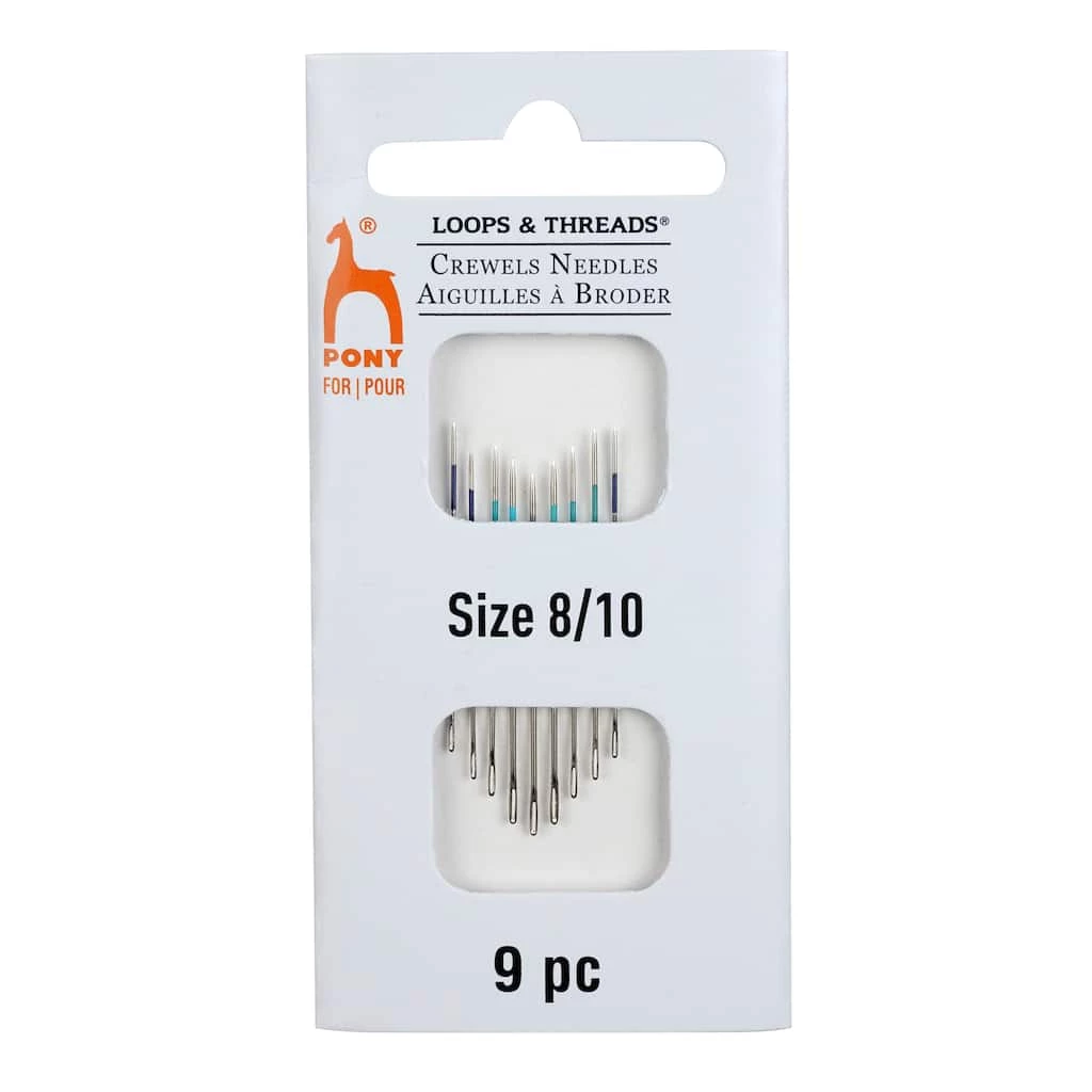 Best deal π 18 Packs: 9 ct. (162 total) Pony® 8/10 Crewels Needles by Loops & Threads® π€© 4 Best deal π 18 Packs: 9 ct. (162 total) Pony® 8/10 Crewels Needles by Loops & Threads® π€© - Image 2