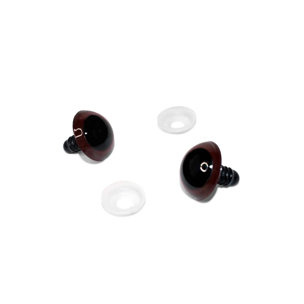 Wholesale π 12 Pack: 18mm Craft Eyes with Plastic Washers by Loops & Threads™ π 3 Wholesale π 12 Pack: 18mm Craft Eyes with Plastic Washers by Loops & Threads™ π
