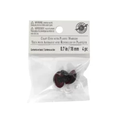 Wholesale π 12 Pack: 18mm Craft Eyes with Plastic Washers by Loops & Threads™ π 9 Wholesale π 12 Pack: 18mm Craft Eyes with Plastic Washers by Loops & Threads™ π -Loops and Threads Sales Shop 10650813 3 1