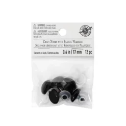 Flash Sale 🌟 Craft Noses with Plastic Washers Loops & Threads®, 17mm ⭐ -Loops and Threads Sales Shop 10650814 3