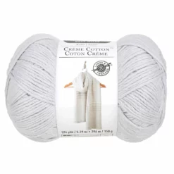 Promo 🌟 Crème Cotton™ Yarn by Loops & Threads™ 🎁