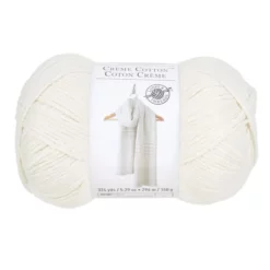 New ⌛ 15 Pack: Crème Cotton™ Yarn by Loops & Threads® 👏 -Loops and Threads Sales Shop 10663326 1