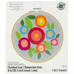 Deals 🛒 Flowers Punch Needle Kit by Loops & Threads® 🛒 -Loops and Threads Sales Shop 10663970 1