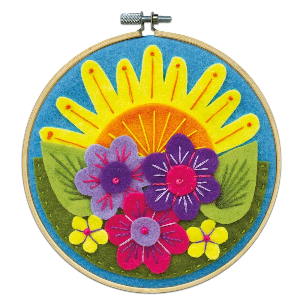 Cheapest π€© Sunrise Felt Applique Kit by Loops & Threads® π 3 Cheapest π€© Sunrise Felt Applique Kit by Loops & Threads® π