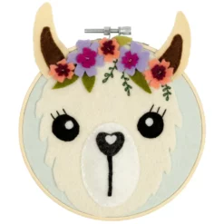 Top 10 🎉 Llama Felt Hoop Kit by Loops & Threads™ ✔️