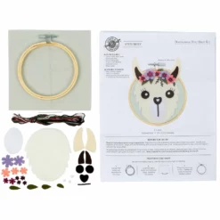 Top 10 🎉 Llama Felt Hoop Kit by Loops & Threads™ ✔️ -Loops and Threads Sales Shop 10663982 3