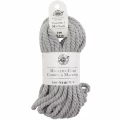Brand new π 12 Pack: Macramé Cotton Cord by Loops & Threads®, 50ft. π 15 Brand new π 12 Pack: Macramé Cotton Cord by Loops & Threads®, 50ft. π -Loops and Threads Sales Shop 10665950 1